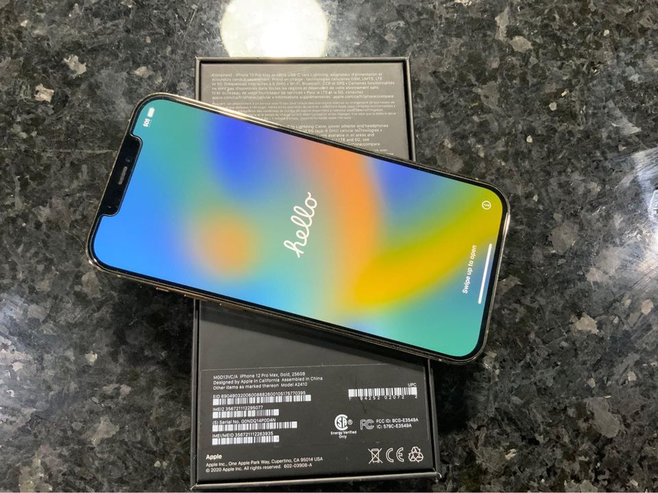 Second Hand IPHONE 12 PRO MAX 256GB GOLD For Sale Calgary, Alberta