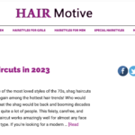 Hair Motive Website For Sale Gallery Image